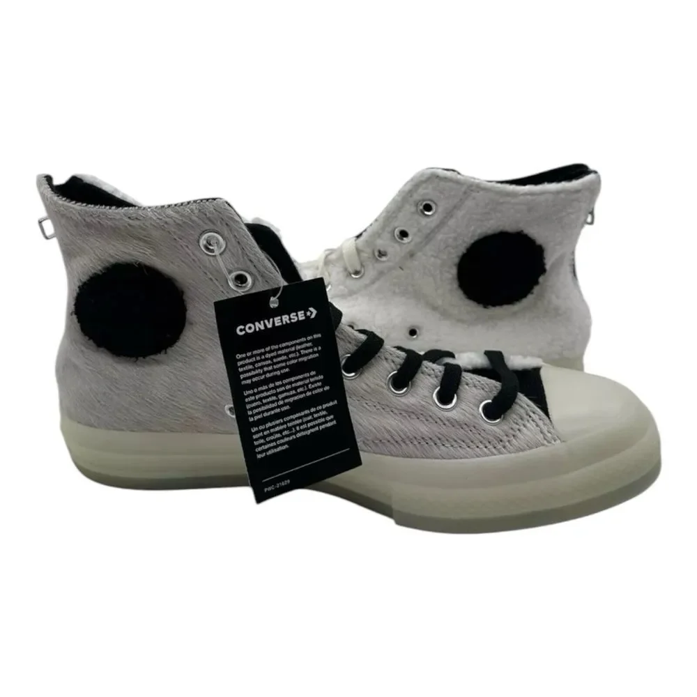 Converse CLOT x Chuck 70 High Giant‎ Panda Shoes Mens 9 Womens 11 Black White - Picture 7 of 9